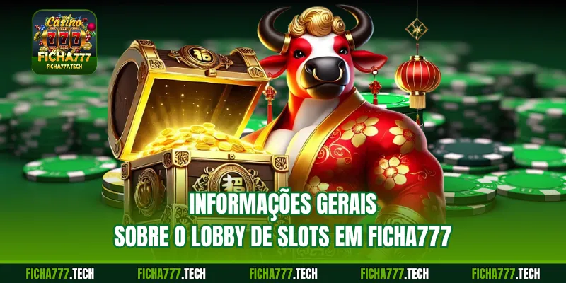 Informações gerais sobre o lobby de slots em ficha777